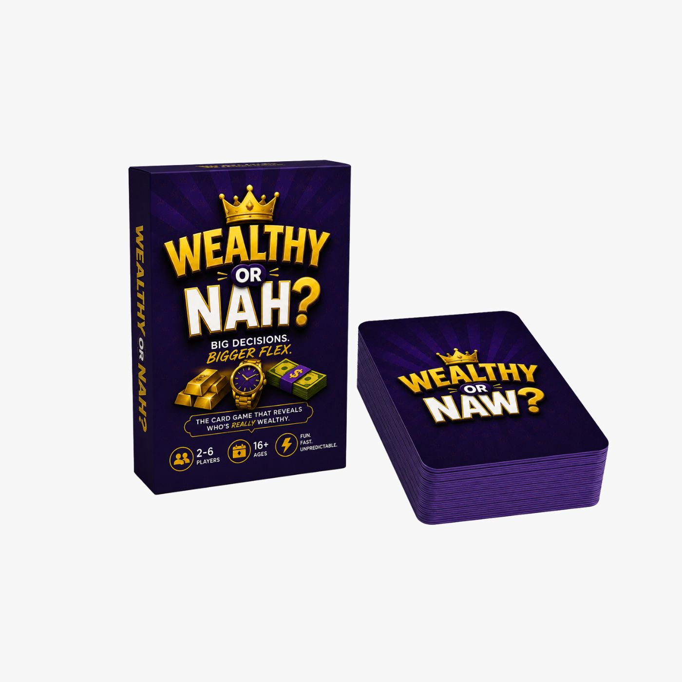 Wealthy or Nah Card Deck